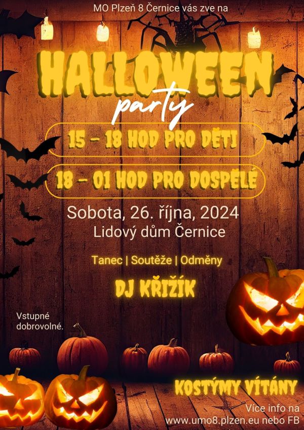 Halloween party plakát (A4)