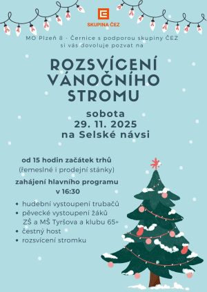 Rozsvícení vánočního stromu